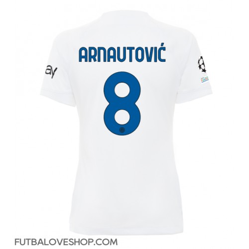 Dres Inter Milan Marko Arnautovic #8 Preč pre Ženy 2023-24 Krátky Rukáv